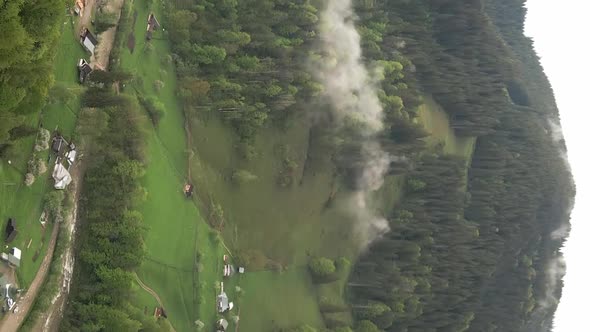 Vertical Video Carpathian Mountains