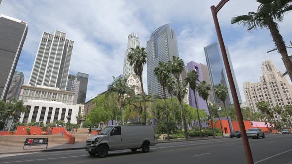 Skyscrapers in downtown Los Angeles