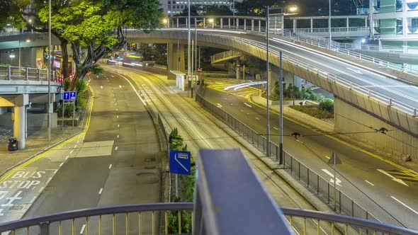 Traffic Hong Kong Time Lapse