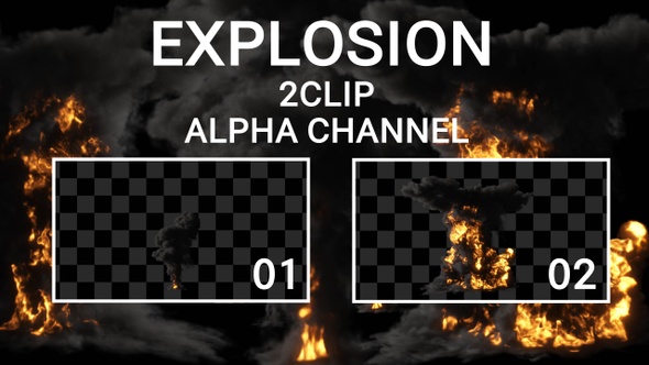 Explosion 2Clip Alpha alt