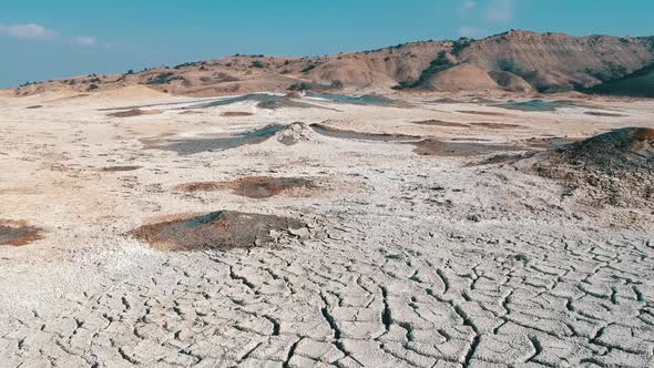 Desert drone view