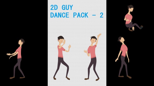 2D Guy Dance Pack - 2