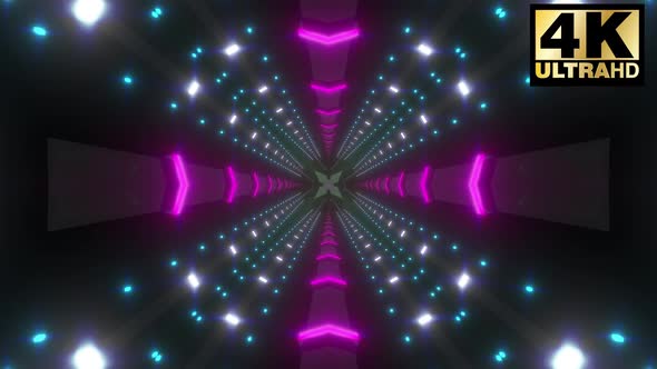 5 Light Tunnels Vj Loop