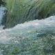 The Mountain River Narrows Into a Small Waterfall - VideoHive Item for Sale