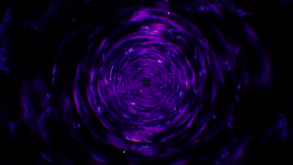 Plasma Swirl Space Background Loop 4K