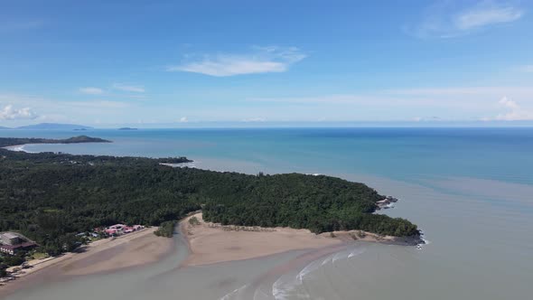 The Beaches at the most southern part of Borneo Island