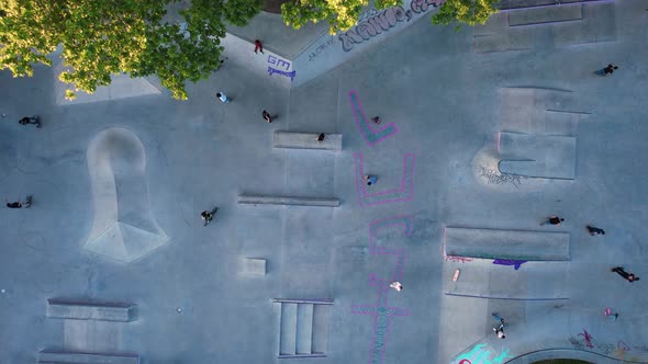 Skate Park In The Evening