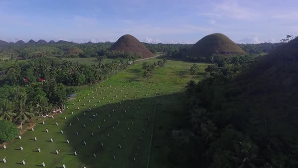 Aerial View of a Farm in the Philippines