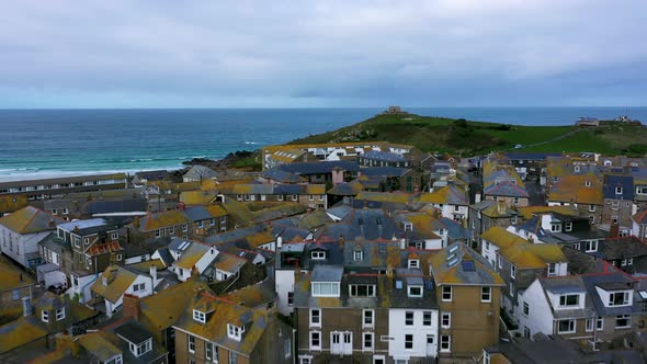 St Ives Cornwall England Aerial Drone Sc02