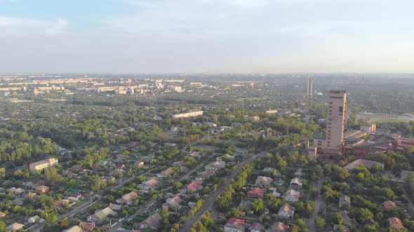 Cityscape And Mine