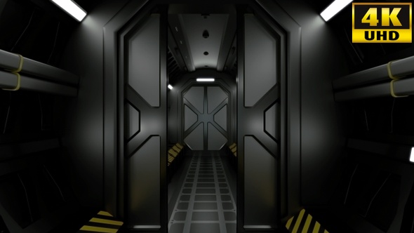 Spaceship Corridor 002