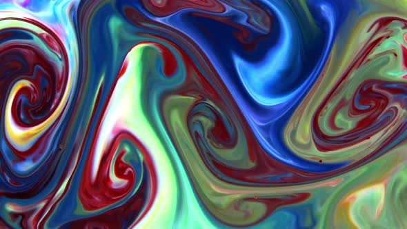 Abstract Colorful Sacral Liquid Waves Texture 109