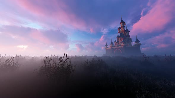 Castle At Sunset