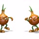 Comic Onions  Looped Dance on White Background - VideoHive Item for Sale