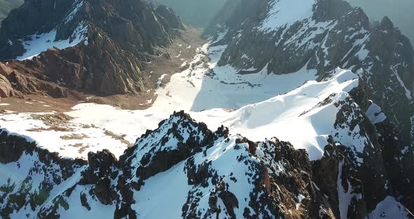 Huge Snow Mountains