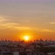 Sunrises over Bangkok downtown city center with Grand Palace and castle, night to day - time lapse - VideoHive Item for Sale