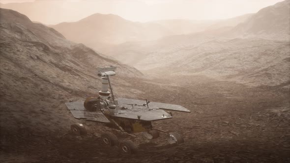 Opportunity Mars Exploring the Surface of Red Planet