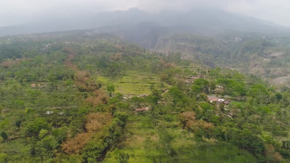 Mountain Landscape Jawa Island, Indonesia