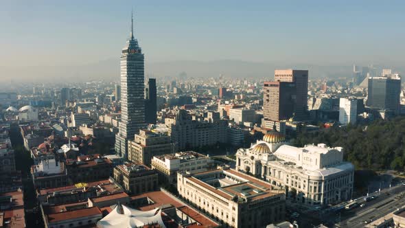 Cityscape of Mexico City