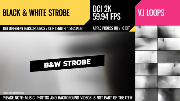 Black & White Strobe (2K Set)