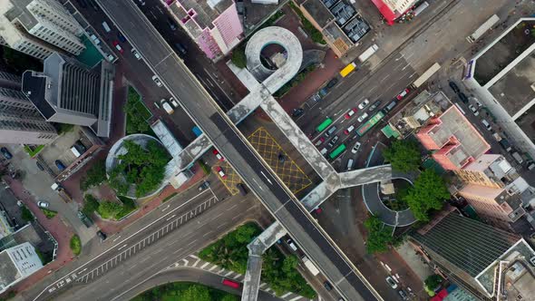 Hong Kong city from top