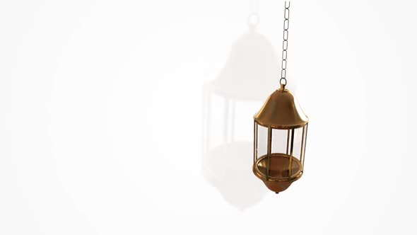 Ramadan Lantern With White Background 03