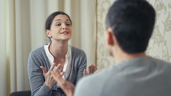 Quarrel Between Husband and Wife