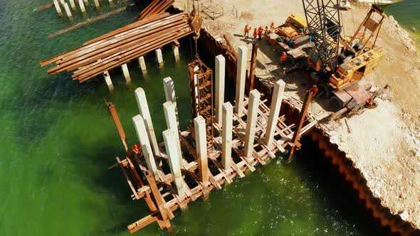 Bridge Under Construction on the Island of Siargao