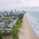 Slow descend over Mermaid Beach on Gold Coast, Queensland, Australia - VideoHive Item for Sale