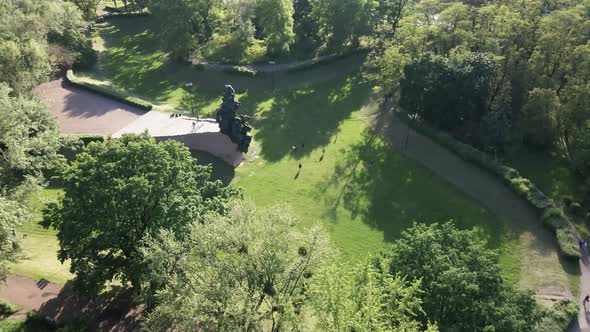 Kyiv, Ukraine: Babi Yar. Memorial Mass Murder of Jews. Aerial View