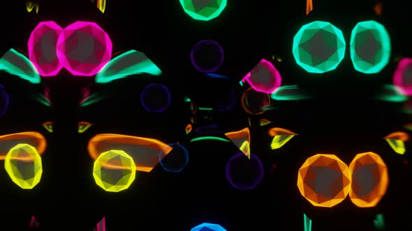 Vj Loop Disco Multicolored Shimmering Glass Spheres 02