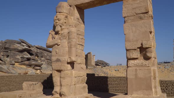 Kalabsha Temple on an island in Nubia next to Lake Nasser, Aswan, Egypt.