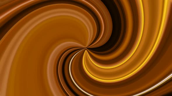 Brown Color Abstract Silky Spiral Twirl Motion Background