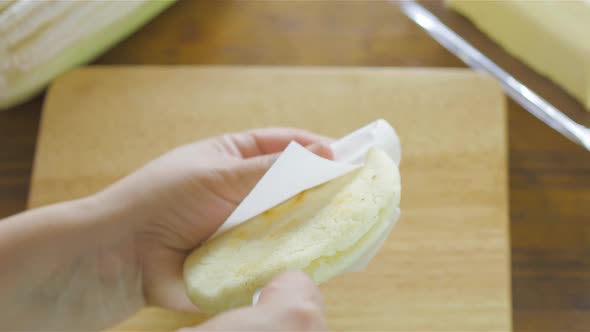 Arepas, Venezuelan dish made of corn flour