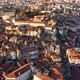 Drone View of the Classic Portuguese Old Streets with Small Houses in Porto - VideoHive Item for Sale