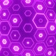 Pink pulsating hexagons. loop animation - VideoHive Item for Sale