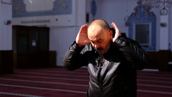 Mosque Prayer Man