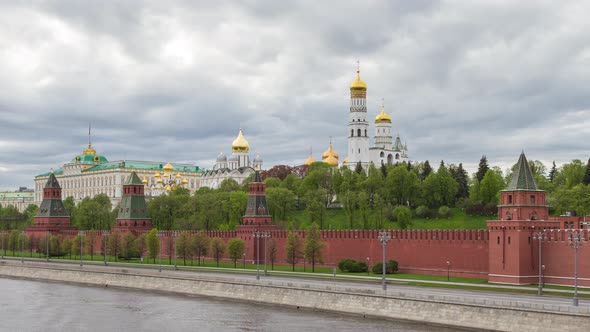 Moscow Kremlin without people, Russia