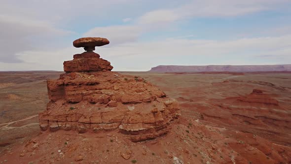 Mexican Hat Rock Formation In Utah