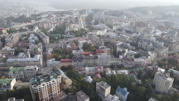 Kyiv - the Capital of Ukraine. Aerial View. Kiev