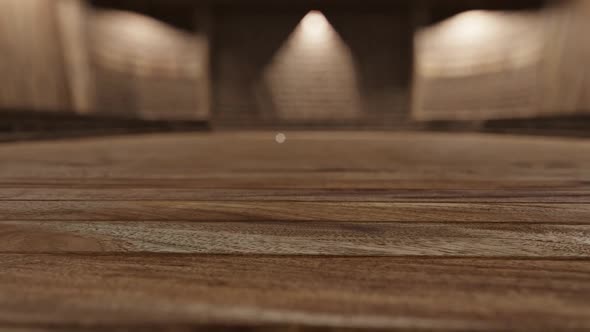 Wooden Floor With Camera Movement