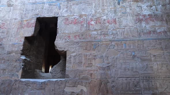 Engravings On The Walls Of The Luxor Temple