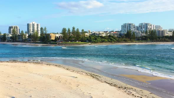 Aerial view of Bribie Island, Queensland, Australia.