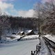 Snow Covered Pioneer Farm Drone Shot - VideoHive Item for Sale