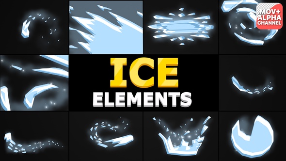 Ice Elements | Motion Graphics alt