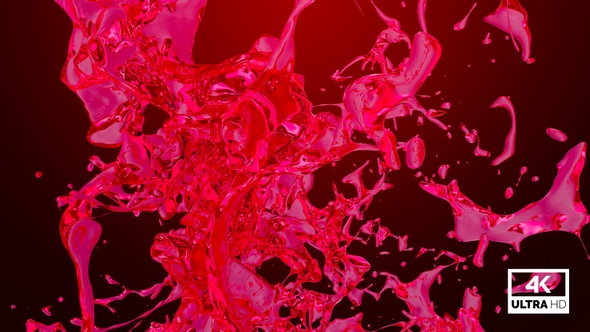 Red Water Jet Stream Splash V2