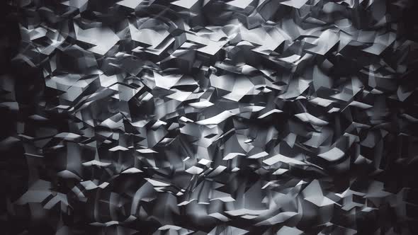 Dark Glossy Abstract Geometric Background