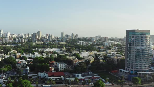 Santa Domingo Dominican Republic Aerial Shot