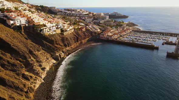 Playa de los Guíos in Tenerife, Spain