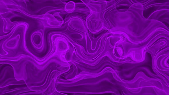 Purple Color Ink Smoke Liquid Animation